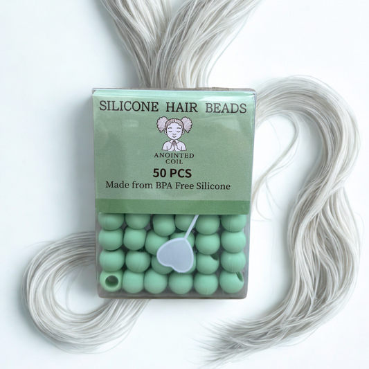 Silicone Beads Sage Green