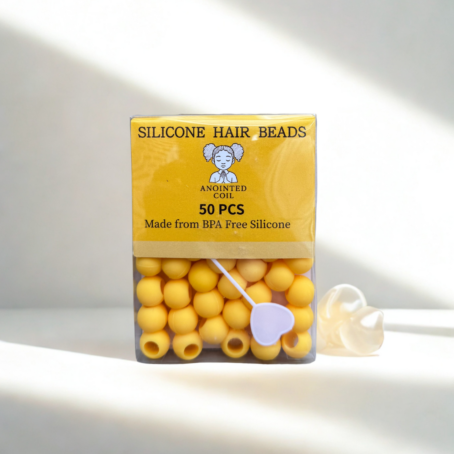 Silicone Beads Yellow
